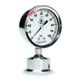 351032s20l Ashcroft 60# Pressure Gauge To 60 Psi 2 1/2 In Dial