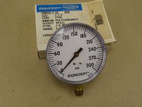 35w1005h-02l-300 Ashcroft 35w1005h-02l-300# 3.5 Inch Pressure Gauge 300 Psi 1/4 Npt