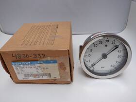 45-1009-a-02b-60 Ashcroft Psi Gauge New 45-1009-a-02b-60 Ashcroft Psi Gauge New
