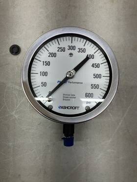 45-1009-a-02l-600 Ashcroft 45-1009-a-02l-600# 1009 Duralife Industrial Pressure Gauge