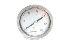 45-1009-s-02b-60 Ashcroft 45-1009-s-02b-60# Pressure Gauge 4-1/2in 0-60psi 1/4in Npt