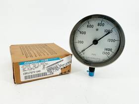 45-1009s-02l-0-1500 Ashcroft New Pressure Gauge 0-1500psi 4.5 Inch Face 1/4 Npt