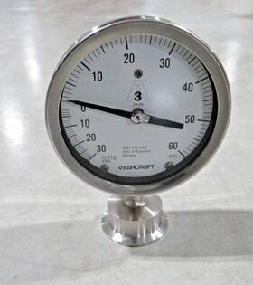45-1032s-s-20l-30imv Ashcroft 45-1032s-s-20l-30imv&60# Pressure Gauge 4-1/2 Inch Brand New