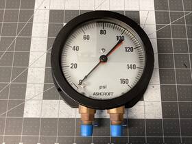 45-1038-a-02l-30 Ashcroft 45-1038-a-02l-30# Duplex Pressure Gauge 500285308 Lpw57v