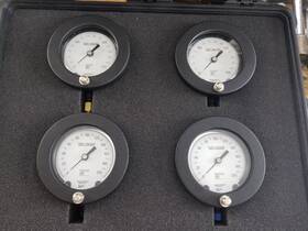 45-1082p Ashcroft Set Of 4 1082 Pressure Gauges To 200 Psi And 300 Grade 3a 0.25%