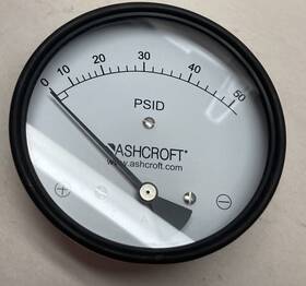 45-1130sd-25s-50 Ashcroft 45-1130sd-25s-50# Pressure Gauge 6000psi 1/4 Inch Npt