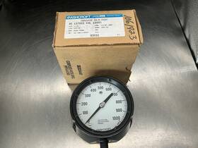 45-1279-88-04l-1000 Ashcroft 45-1279-88-04l-1000# 45-1279ss-04l-1000# Pressure Gage 4-1/2 0-1000 Lbs