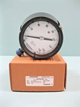 45-1279-as-04l-150 Ashcroft New Duragauge Plus 4-1/2 Inch Industrial Gauge 150psi D8