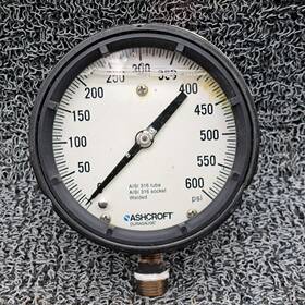 45-1279-rs-04l-600 Ashcroft 45-1279-rs-04l-600# Duragauge Pressure Gauge 4-1/2 Inch Dia. 600 Psi Range