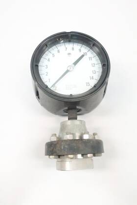 45-1279as-02l-15 Ashcroft 45-1279as-02l-15# Pressure Gauge 4-1/2in 0-15psi 1/4in Npt
