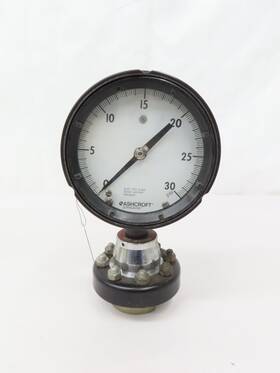 45-1279rs-02l-30 Ashcroft 45-1279rs-02l-30# Pressure Gauge 4-1/2in 1/4in Npt 0-30psi