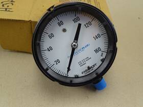 45-1279ss-02l Ashcroft 45-1279ss-02l-#2823ll-160# 4.5 Inch Duragauge Plus 0-160 Psi Gauge 1/2