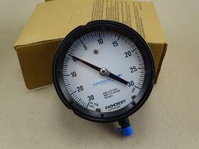 45-1279ss-02l-xll-30imv Ashcroft 45-1279ss-02l-xll-30imv&30# 4.5 Inch Duragauge Plus 30in Hg Vac-30 Psi 1/4