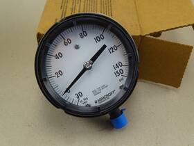 45-1279ss-04l-30imv Ashcroft 45-1279ss-04l-30imv&150# 4.5 Inch Duragauge 30 Hg Vac-150 Psi Gauge 1/2