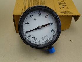 45-1279ss-04l-30imv Ashcroft 45-1279ss-04l-30imv&60# 4.5 Inch Duragauge 30 Hg Vac-60 Psi Gauge 1/2