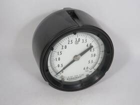 45-1279ss-4b-85 Ashcroft 45-1279ss-4b-85#6bar Duragauge Pressure Gauge 0-6 Bar 0-85 Psi Used