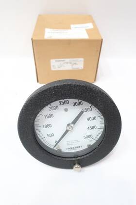 45-1377-ss-04b-5000 Ashcroft Pressure Gauge 4-1/2in 0-5000psi