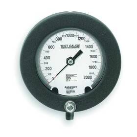 451082ps02l2mc4 Ashcroft Test Pressure Gauge To 2 000 Psi 4 1/2 In Dial