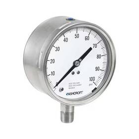 451209sd04l60 Ashcroft 451209sd04l60# Pressure Gauge To 60 Psi 4 1/2 In Dial Npt