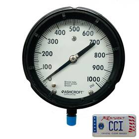 451279as04l100 Ashcroft Pressure Gauge Cat #0-586 Range To 1 000 Psi Connector 1/4in Npt