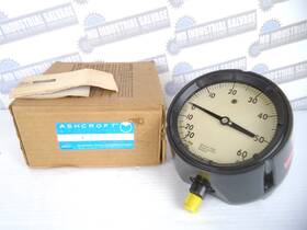 45-1279-asl-02l Ashcroft 451279asl02l - 30imv-60 Psi 4.5 Inch 30 In Vac Hg To 60 Psi- New
