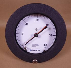 451339a02b60 Ashcroft 1339a Duplex Pressure Gauge 0-60psi 1/4 Inch Npt 4-1/2