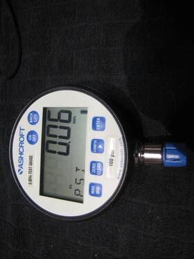 452074d04dxbl160 Ashcroft 452074d04dxbl160# 302089sd2l160# Digital Gauge 0-160 Psi 0.05% Test Gauge-light Use/case