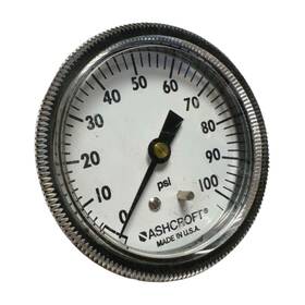 4ua46 Ashcroft Pressure Gauge 10-100 Psi Free Shipping