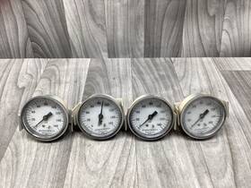 586-07 Ashcroft Lot Of 4 0-160 Psi Pressure Gauges #52f56