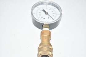 593-53 Ashcroft 2-1/2ftft Pressure Gage -100-0 Hansen B2-hk Coupling