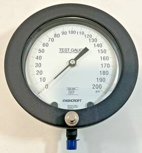 60-1082-a8-02l-200 Ashcroft 60-1082-a8-02l-200# Test Gauge - 6 Inch 2-200psi Brand New