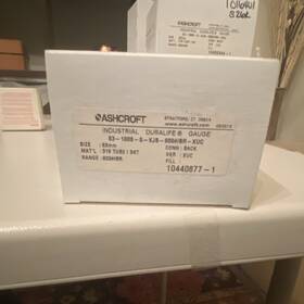 63-1008-s-kjb-600 Ashcroft 63-1008-s-kjb-600#/br-xuc Duralife Gauge 63mm 600 Psi Back Mount