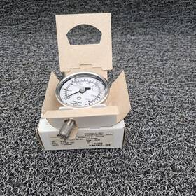 63-1009-sl-02l-400 Ashcroft 63-1009-sl-02l-400# 0-44 Psi 0-28 Bar Gauge. 63mm 2.5 Inch Face 1/4 Npt