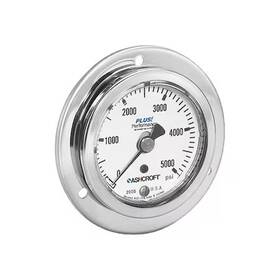 Ashcroft 632008s02b400# Panel Mount Pressure Gauge To 400 Psi 2 1/2 In