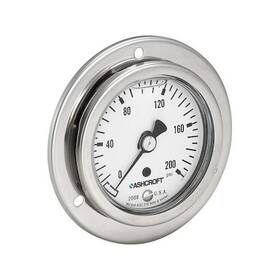 632008sl02b200 Ashcroft 632008sl02b200# Panel Mount Pressure Gauge To 200 Psi 2 1/2 In