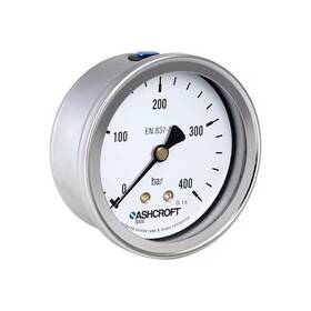638008a4f02cp0l100 Ashcroft 638008a4f02cp0l100# Pressure Gauge To 100 Psi 2 1/2 In Dial