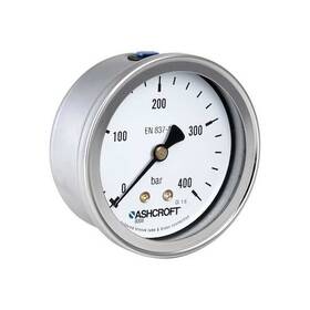 638008a4f02cp0l30 Ashcroft 638008a4f02cp0l30# Pressure Gauge To 30 Psi 2 1/2 In Dial 1/4