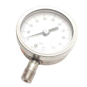 638009s4n02lp0 Ashcroft 638009s4n02lp0#100 Stainless Steel Gauge 1/4in Npt 0-100psi