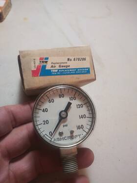 670206 Ashcroft Trw Pressure Gauge 0-160psi