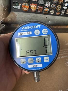 Ashcroft 783029530399 Digital Test Pressure Gauge To 3000 Psi 3 In