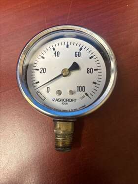 Ashcroft 783583824972 4 Inch Pressure Gauge - Stainless Steel Case