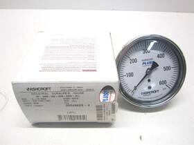 83193xll Ashcroft 3-1/2 Inch Dial 1/4 Thread Center Back Mount Pressure Gauge