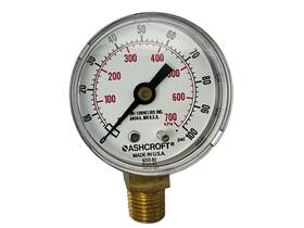 9243-03 Ashcroft Pressure Gauge 2 Inch Dial 1/2 Thread Lower Mount