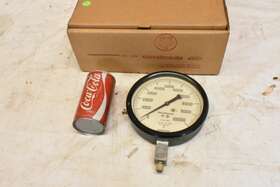 Amp-7378 Ashcroft Vintage Marsh Mastergauge 10 000 Psi Pressure Gage 6 Inch Steampunk Industrial Art