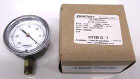 Ash-25-1490a-02l-30 Ashcroft Ash-25-1490a-02l-30/0iwv 25-1490-a-02l-30/0iwv-30 To In H20 Low Pressure Gauge Br