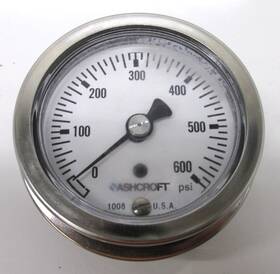 Ash-63-10085-02b-600 Ashcroft Psi Pressure Gauge-itl
