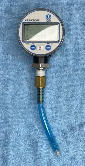 Ashcroft Dg2531l0nam02l30#-xcylm Pressure Gauge 2-1/2 Inch Dial Size