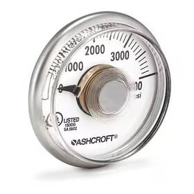 M-15ddg-01b-4000s2000-xulzg Ashcroft Pressure Gauge 1 1/2 In Dial 1/8
