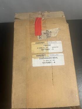 Sabf27989 Ashcroft Duragauge To 100psi Pressure Gauge With C1215 Seal New