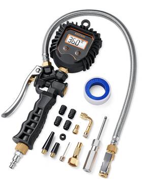 Asitig250b Astroai Digital Tire Pressure Gauge Heavy Duty Inflator 250psi Ai